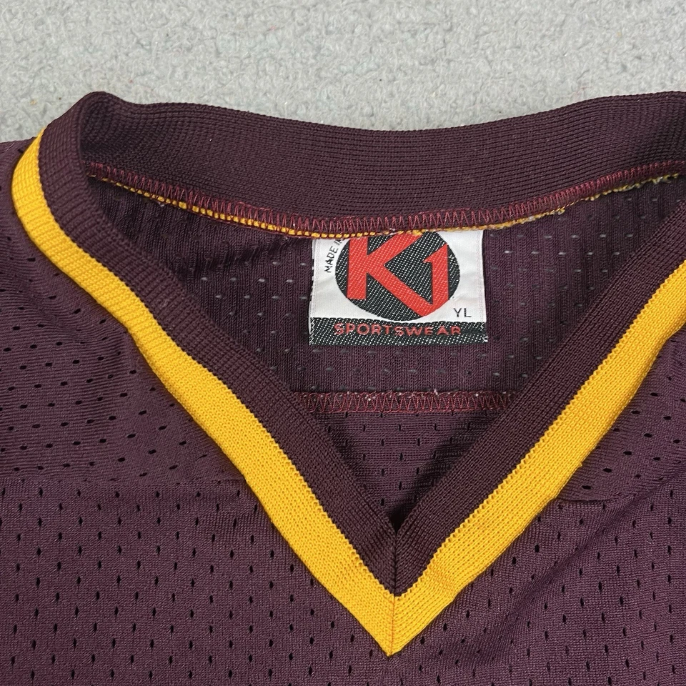 Camiseta deportiva de hockey vintage de la Universidad de Minnesota Duluth Bulldogs K1 juvenil grande Foto 4 de 4