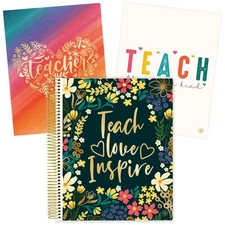 bloom daily planners Undated Teacher Planner & Calendar Interchangeable Cover