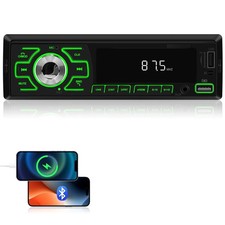 Autoradio 1 Din - Radio Bluetooth Auto - Impianto Stereo Auto con Radio FM APP P