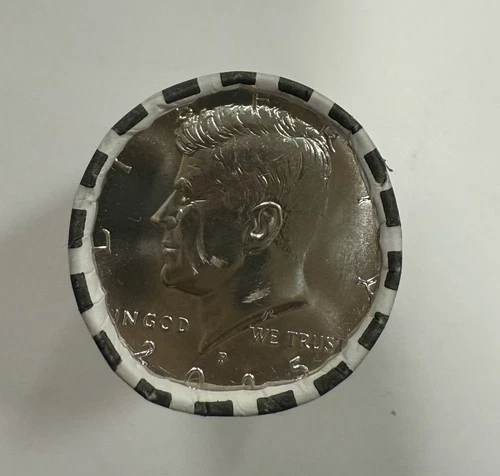 2025 Kennedy Half Dollar Bank Rolled Uncirculated From Philadelphia Mint