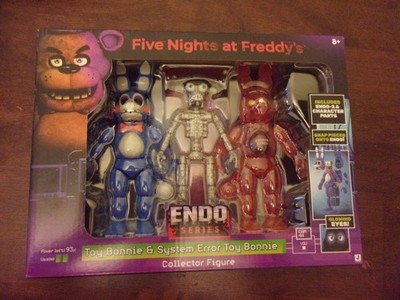 FNAF Five Nights At Freddy's Endo Series TOY & SYSTEM ERROR BONNIE Figure Set
