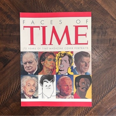 TIME Magazine Faces Of Time 75 Years of Cover Portraits 1998 Vintage Copy Art