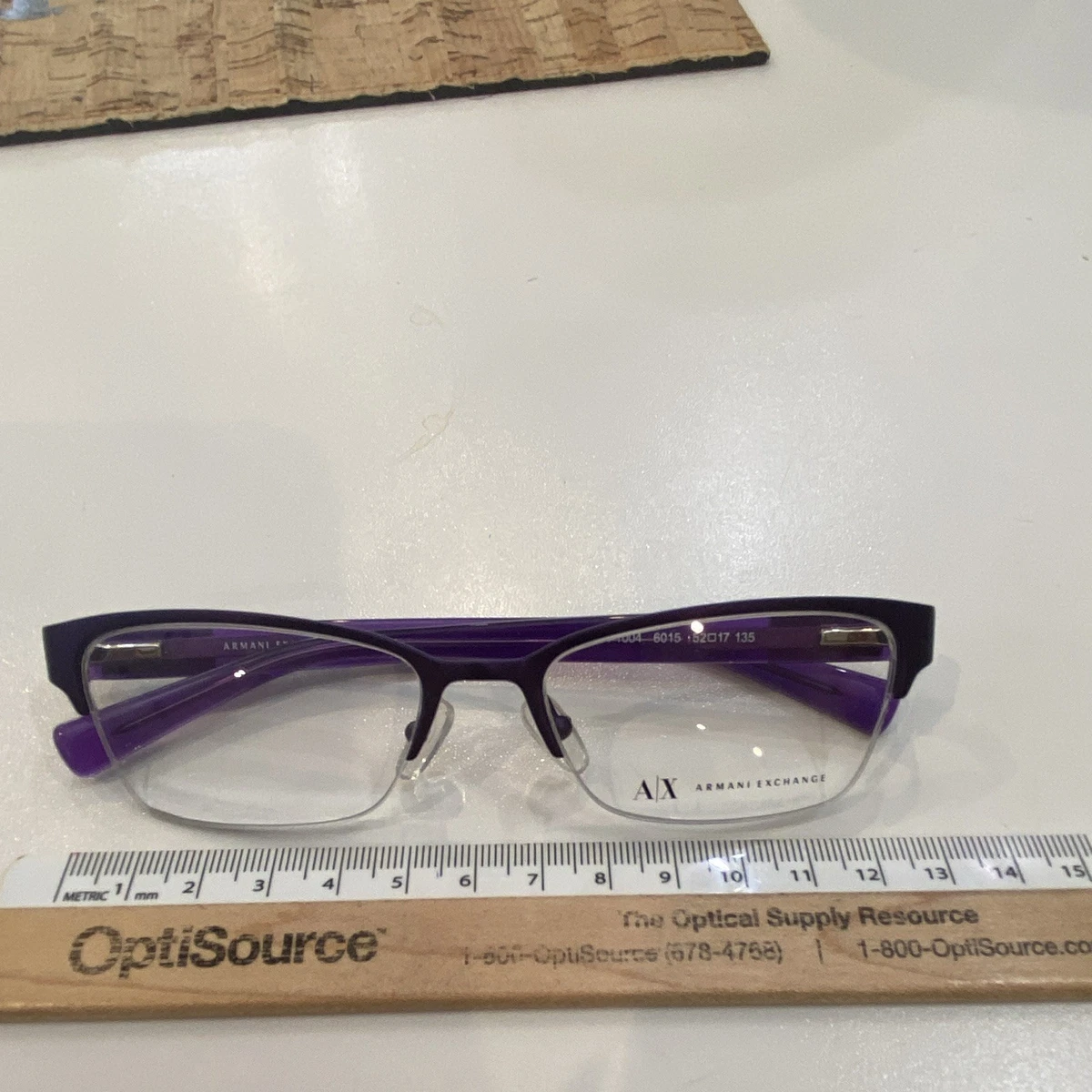 Versus by Versace 7055 1134 Purple Metal Eyeglasses Frame 52-17-135 NWOT Case Purple Women Metal Eyeglass Frames for sale | eBay main image 4