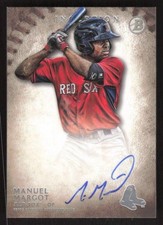2015 BOWMAN INCEPTION MANUEL MARGOT PA-MM MINT AUTOGRAPH BASEBALL BOSTON RED SOX