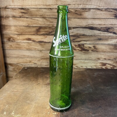 Vintage SPRITE Bottle Green Glass 16 OZ Soda Pop - CHICKAMAUGA NATIONAL MIL PARK