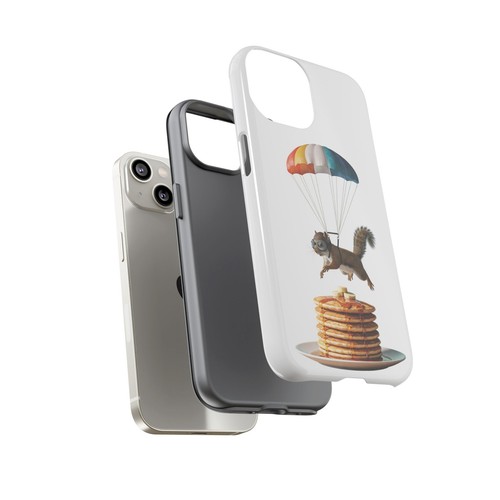 Cute Squirrel Phone Case - Fun Parachute Design, Gift for Animal Lovers, [...] - 第 64/261 張圖片