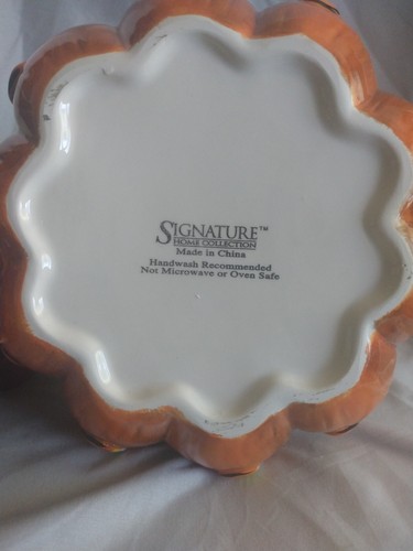 Vintage Signature Home Collection Witch & Ghost Treat Bowl Neu im Karton - Bild 8 von 8