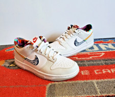 Nike Dunk Low Kids Size 5Y Pasiley Shoes Multi Color.