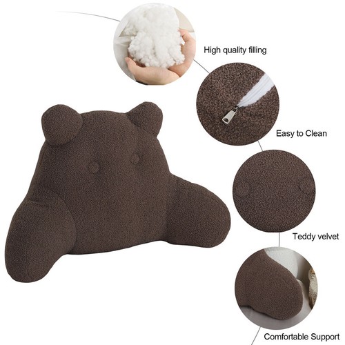 Reading Pillow for Kids Bed Rest Pillow With Arms Small Back Cushion - Picture 20 of 70