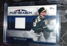 Matt Chapman Oakland Athletic 2019 Topps PostSeason Performance Relic Ppc-Mc /99