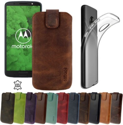 Phone Cover Moto G6 Case Motorola Moto G6 Plus Genuine Leather