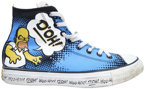 Converse X The Simpsons Chuck Taylor All Star High Sneakers M 4