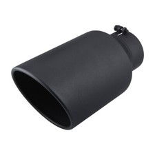 Black Diesel Stainless Steel Bolt On Exhaust Tip 5 Inlet 8 Outlet 15 Long Black Diesel Stainless Steel Bolt On Exhaust Tip 5 Inlet 8 Outlet 15 Long