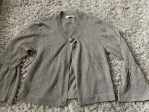 ladies silver cardigan