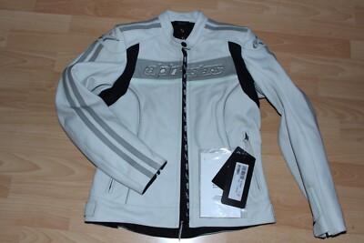 Alpinestars STELLA DYNO V2 IT Gr. 44 Leder Jacke Leather Motorrad & Protektoren