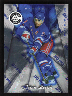 1997-98 Pinnacle Totally Certified Platinum Blue #36 Brian Leetch
