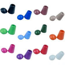 Cord End Bell Stopper with Locking Lid with Plastic Toggle - Many Colors & Packs