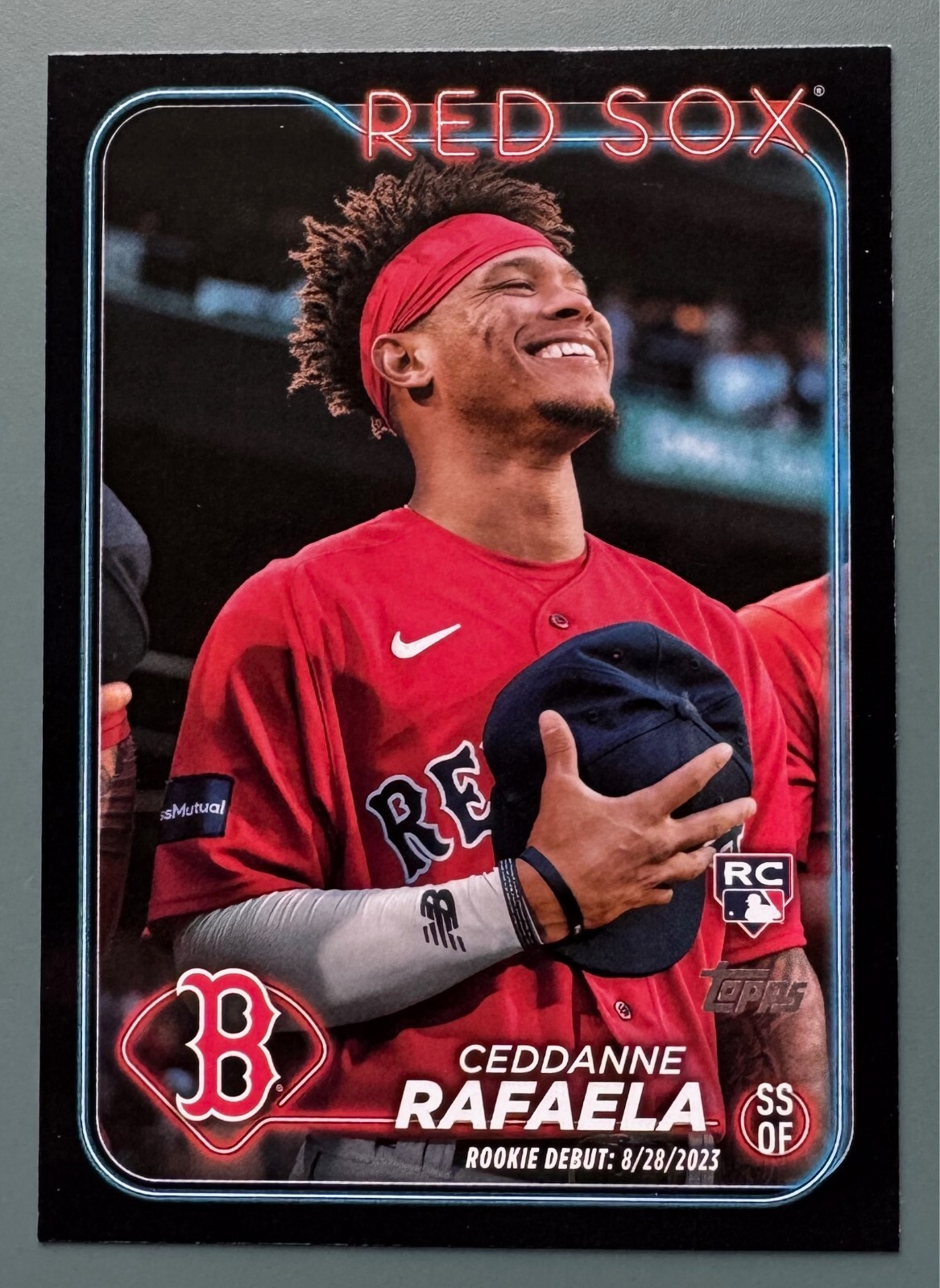 2024 Topps Update #US110 Ceddanne Rafaela RC /74 Black variant