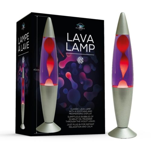 Retro 1960s Lava Lamp 16” 40cm Purple Wax Liquid Relaxation Light Christmas Gift - Picture 6 of 6