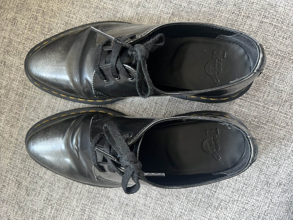 Dr Doc Martens Dupree Eye Silver Arcadia Rub Off Sz US