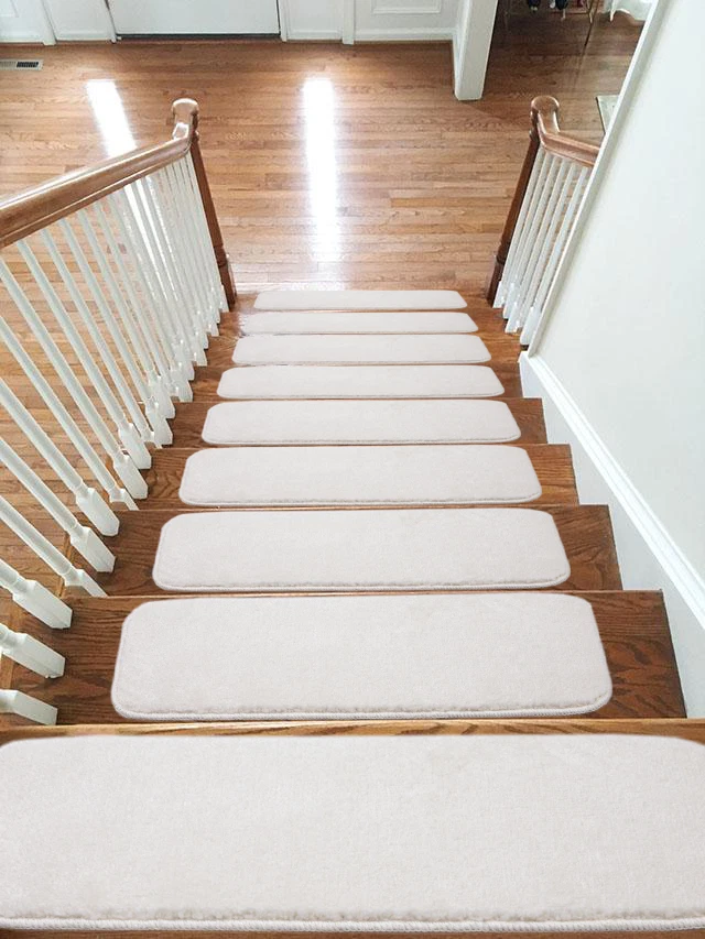 Stair Treads Carpet Pad Mat Rug Non Slip Skid Cleaning Machine Washable, 22x67cm - Image 4 of 4