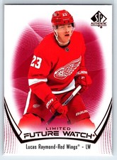 Lucas Raymond 2021-22 SP Authentic Hockey Future Watch Limited Red #200