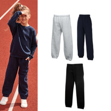Fruit of The Loom Kids Elasticated Cuff Pants - Boys/Girls bottoms