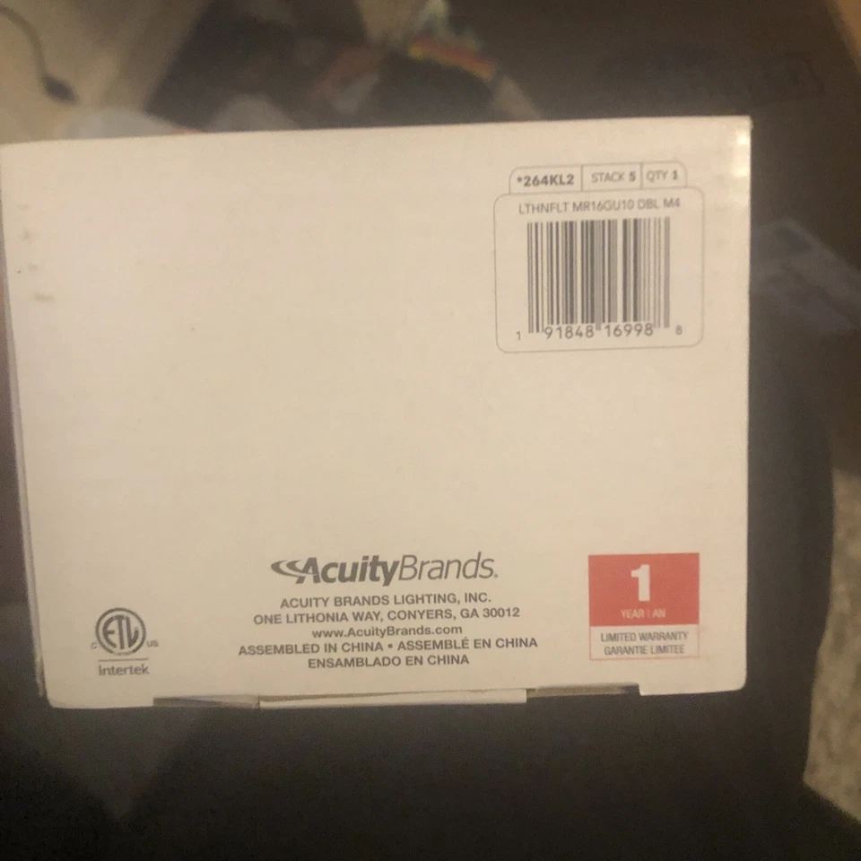 Lithonia Iluminación LED Cabezal de Pista Luz 50w MR16 Halógena 7W LED (A-7) Foto 4 de 4