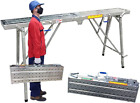 Adjustable Work Platform, Portable Folding Scaffolding, Non-Slip Scaffold for Ce
