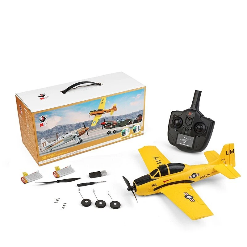 WLtoys A210 2.4G 4Ch 6G/3D Stunt Plane Six Axis RC Fighter RC