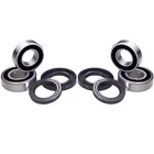 Both Front Wheel Bearings Seal Kits for 03-14 Suzuki LT-Z400 LTZ400 Z400 LTZ400Z