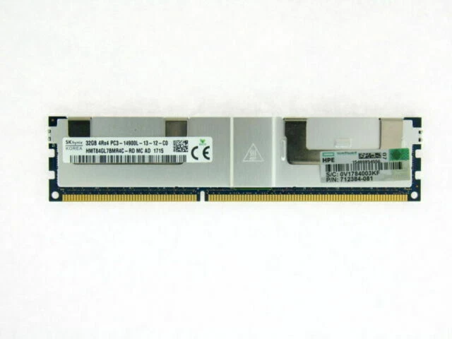 Hynix 712384081 32GB DDR3 1866 (PC3-14900L) CL13 LRDIMM RAM Module