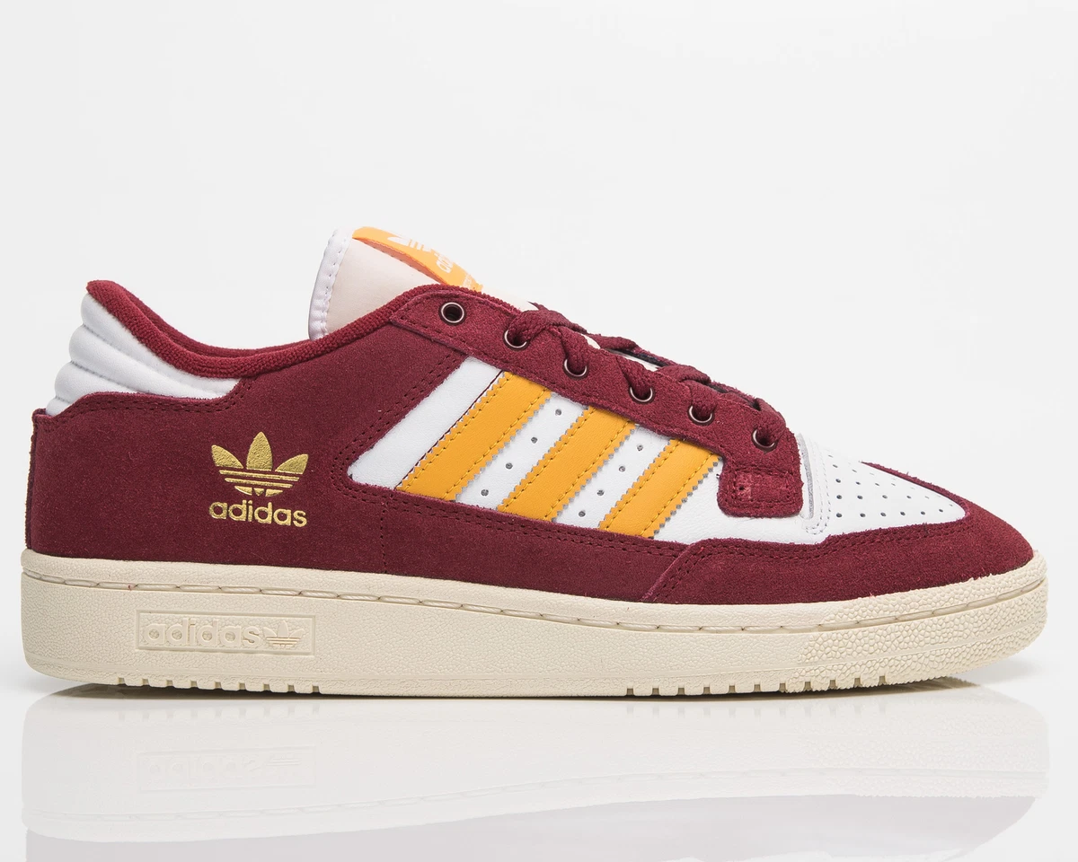 burgundy gold adidas
