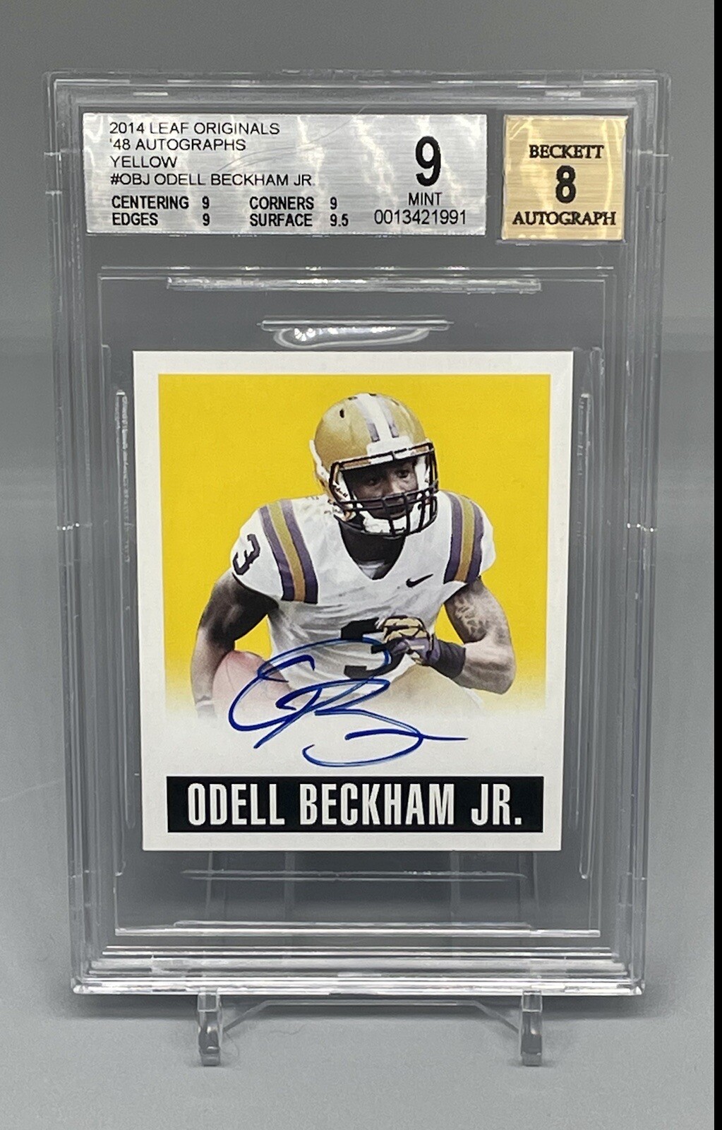 RAVENS‼️ PSA10 ODELL BECKHAM JR RC AUTO Autographed Odell Beckham