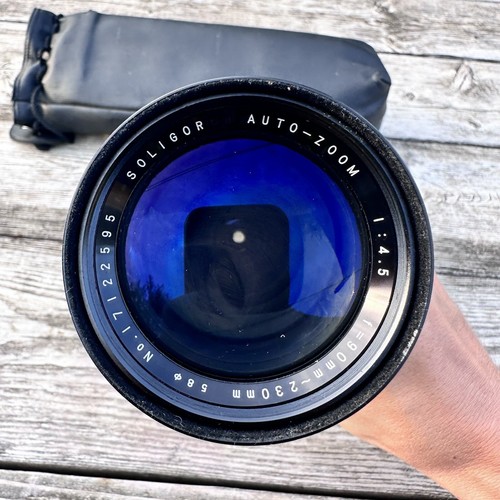 Soligor Auto Zoom 90-230mm 1:4.5 Manual Focus Lens w/ Cap and Bag - Picture 10 of 15
