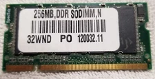 Laptop Memory SpecTek (Micron) 256MB PC2700 DDR RAM 333MHz CL2.5 200-P S0200RCB