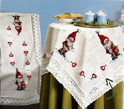 /"Squirrel/" Tablecloth Kit for Embroidery Duftin 8044