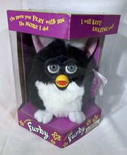 Original 1998 Tiger Electronics Tuxedo Furby Model 70-800 In Original Box