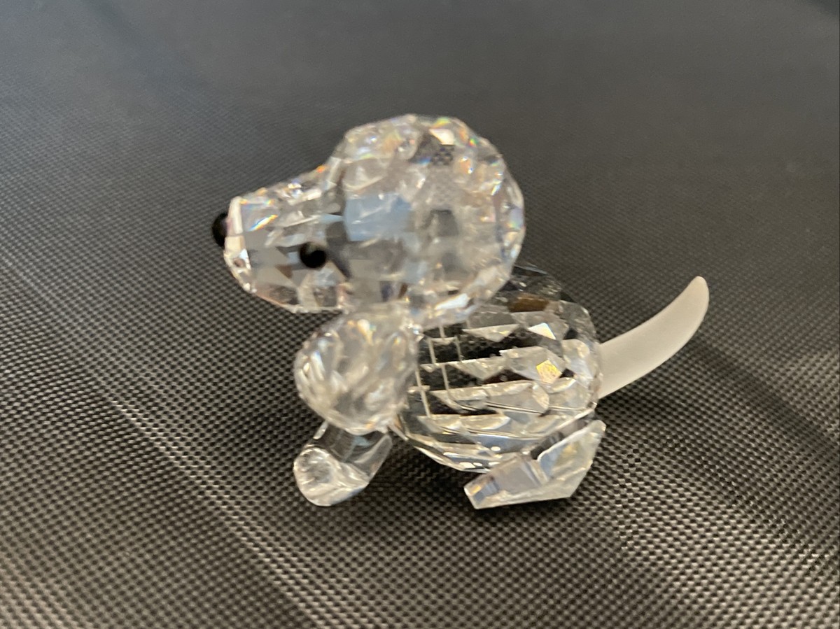 Swarovski Crystal 158418 Sitting Beagle Dog 7619NR000001 | eBay
