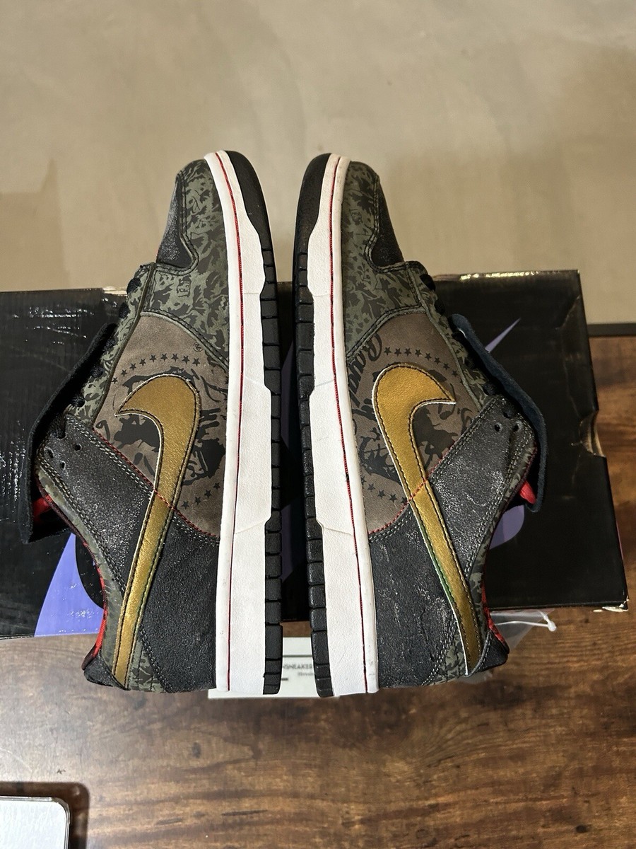 Size 9.5 2006 Nike Dunk Low SB Sabotage SBTG 313170-201 DS Size 9.5 2006 Nike Dunk Low SB Sabotage SBTG 313170-201 DS