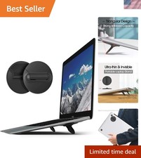 Invisible Design Laptop Stand - Compact and Sturdy for Laptops Up to 17-Inch
