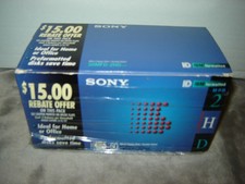Sony 50 MFD-2 HD CFR Micro Floppy Disk /Double Sided IBM Formatted Box of 50 MIB