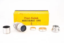 S Mount Kodak Anastigmat 63mm f/2.7 Motion Picture Cine Lens in Box V29