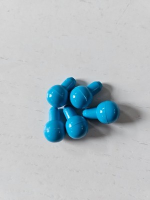 MASTERMIND Spiel von Parker Hasbro - ERSATZTEILE - Blue Code Pegs - Menge 5 