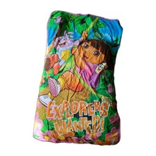 Vintage Dora The Explorer Boots Toddler Blanket comforter 2010 explorers wanted