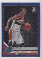 2019 Donruss Optic Rated Blue Velocity Prizm Justin Robinson #174 Rookie RC 0a3