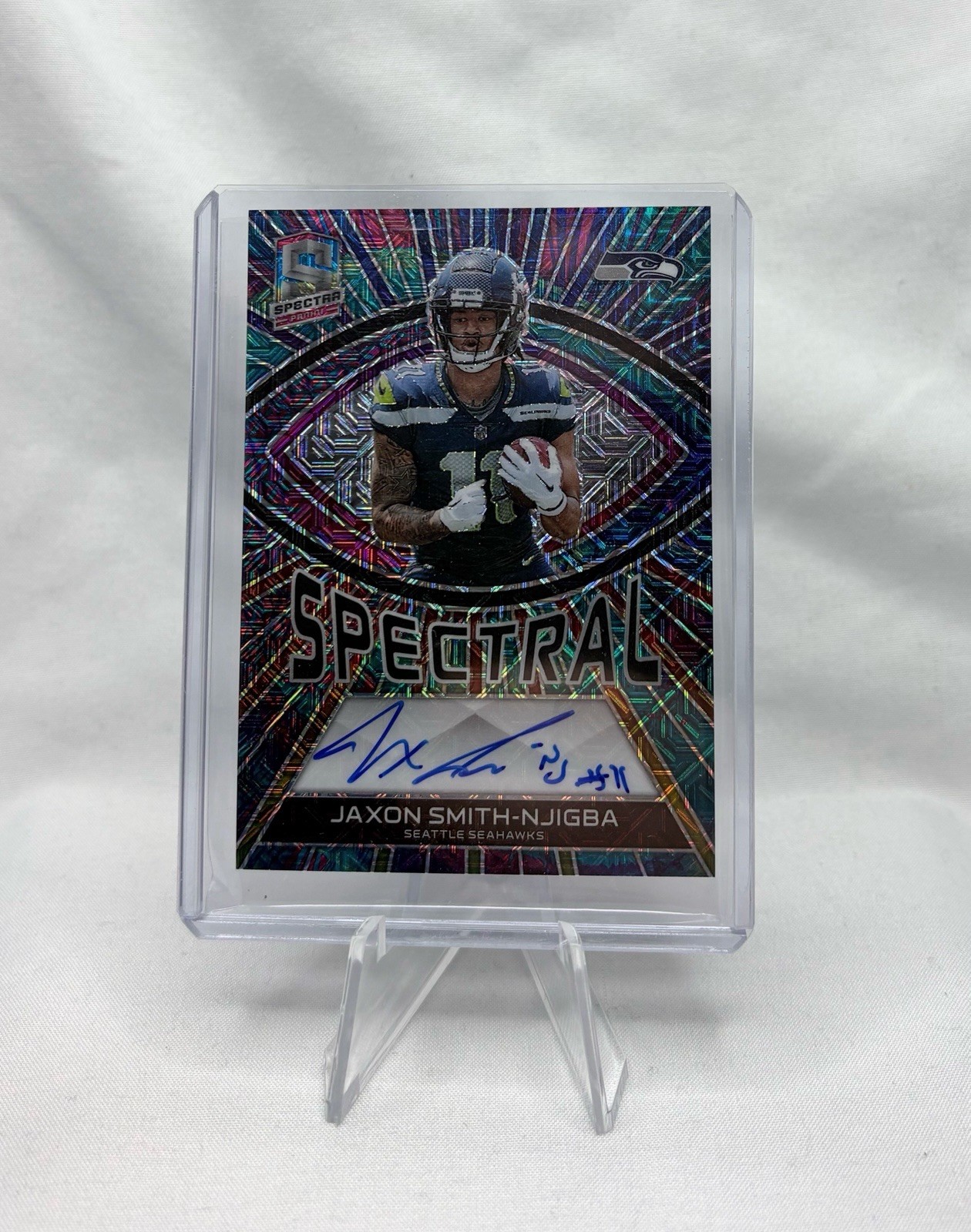 Jaxon Smith-Njigba Panini Spectra Spectral Signatures #SSJSN Meta