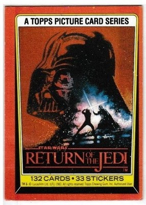 1983 TOPPS STAR WARS RETURNI OF THE JEDI CARD #1 MINT CONDITION