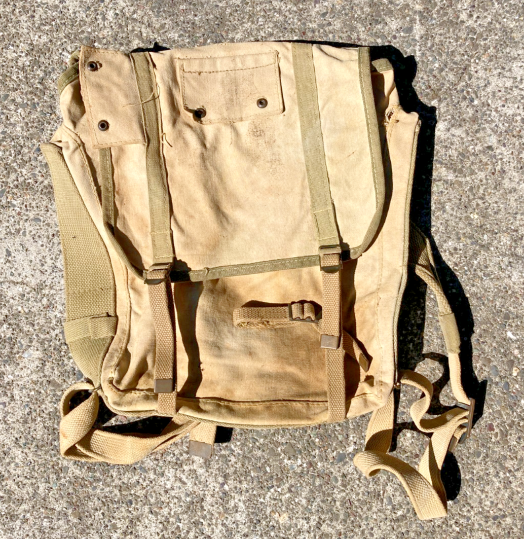 WW2 USMC US Marine Corps M41 M1941 Upper Field Pack Backpack Gear