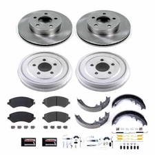 Power Stop KOE15216DK 1-Click Daily Driver Brake Kit Front & Rear Front OE Repla